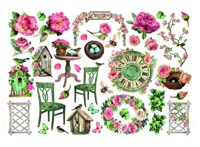 Stamperia - House of Roses - Ephemera
