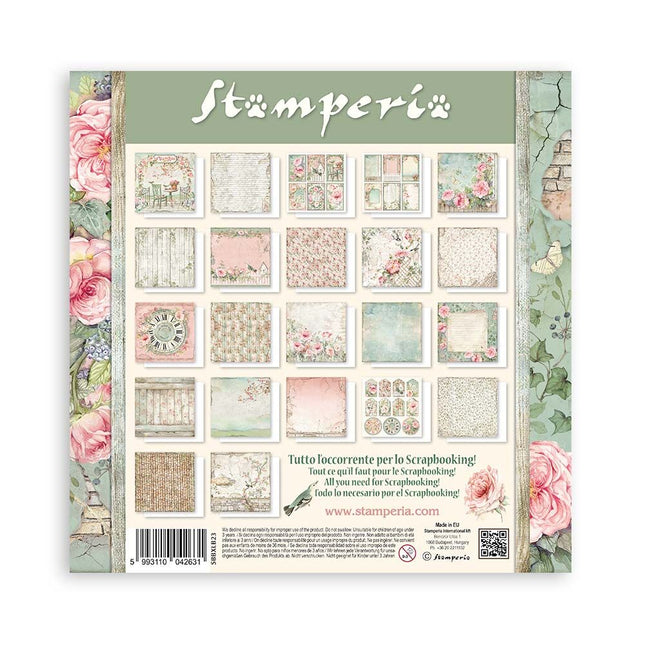 Stamperia - House of Roses Maxi - 12x12 Paper Pad