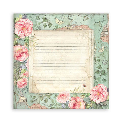 Stamperia - House of Roses Maxi - 8x8 Paper Pad