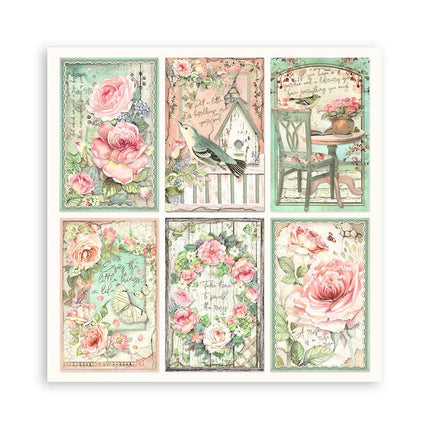Stamperia - House of Roses Maxi - 8x8 Paper Pad