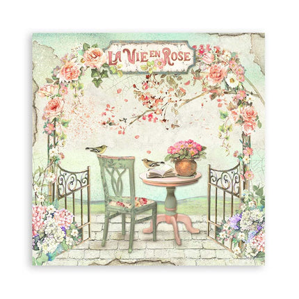 Stamperia - House of Roses Maxi - 8x8 Paper Pad