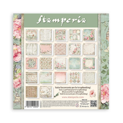 Stamperia - House of Roses Maxi - 8x8 Paper Pad