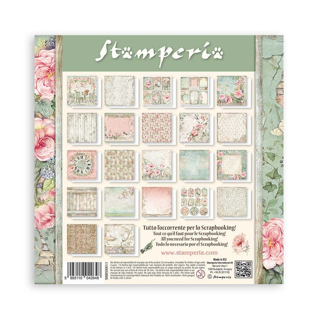 Stamperia - House of Roses Maxi - 8x8 Paper Pad