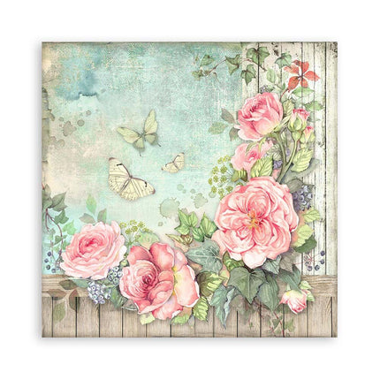 Stamperia - House of Roses Maxi - 8x8 Paper Pad