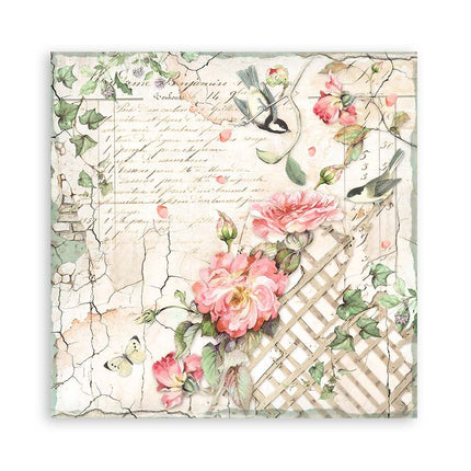 Stamperia - House of Roses Maxi - 8x8 Paper Pad
