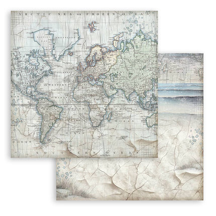 Stamperia - Silent Sea Backgrounds - 12x12 Paper Pad