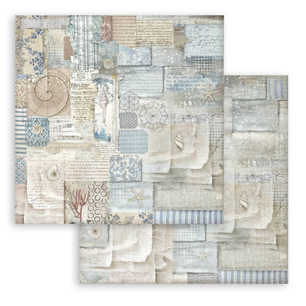 Stamperia - Silent Sea Backgrounds - 12x12 Paper Pad