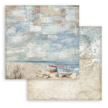 Stamperia - Silent Sea Backgrounds - 12x12 Paper Pad