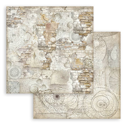 Stamperia - Silent Sea Backgrounds - 12x12 Paper Pad