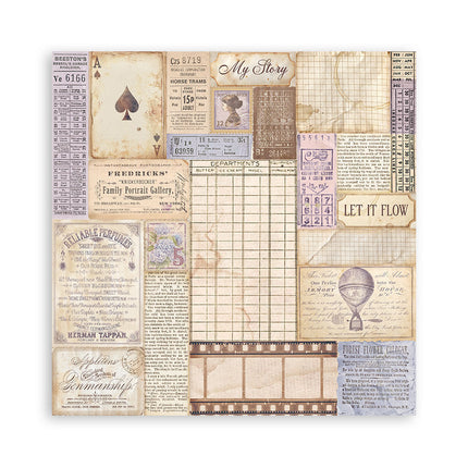 Stamperia - Quiet Days - Maxi 8x8 Paper Pad