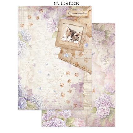 Stamperia - Quiet Days - Junk journal stickers, cut-outs, backgrounds
