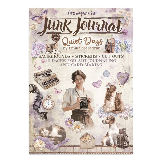 Stamperia - Quiet Days - Junk journal stickers, cut-outs, backgrounds