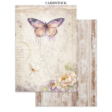 Stamperia - Quiet Days - Junk journal stickers, cut-outs, backgrounds