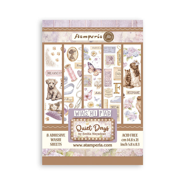 Stamperia - Quiet Days - A5 Washi Pad