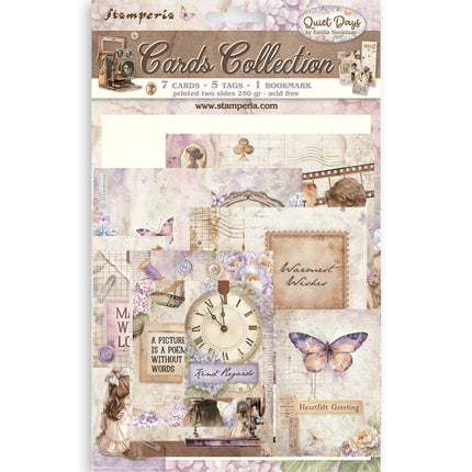 Stamperia - Quiet Days - Cards Collection