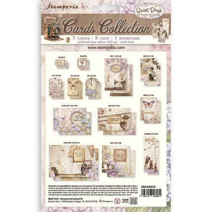 Stamperia - Quiet Days - Cards Collection