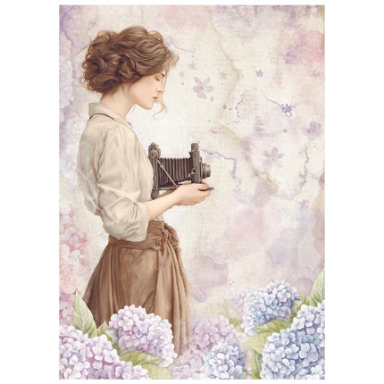 Stamperia - Quiet Days - Mini Rice paper A6 8 sheets