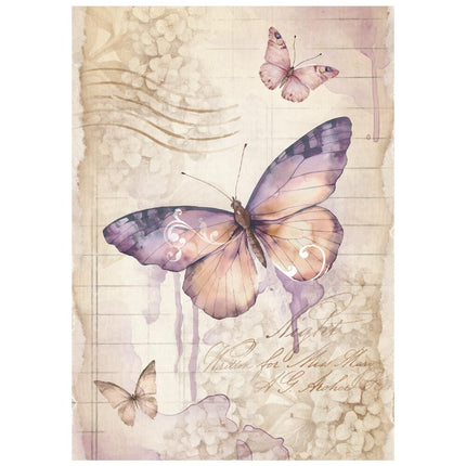 Stamperia - Quiet Days - Mini Rice paper A6 8 sheets