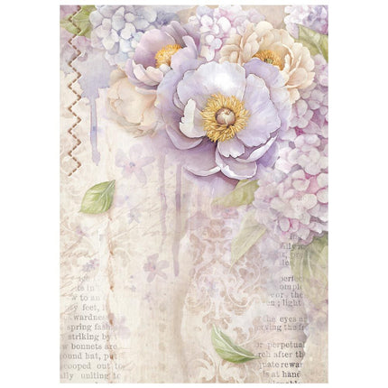 Stamperia - Quiet Days - Mini Rice paper A6 8 sheets