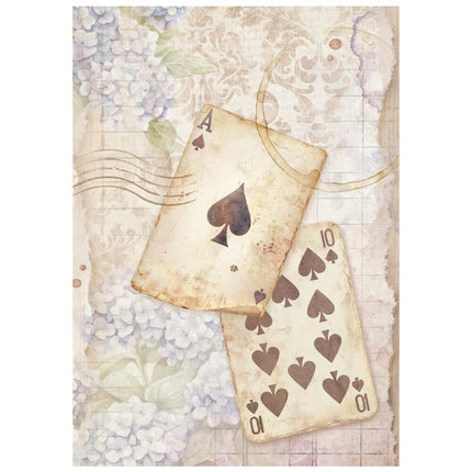 Stamperia - Quiet Days - Mini Rice paper A6 8 sheets
