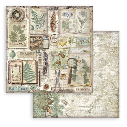 Stamperia - Herbarium Silvae - 12x12 Paper Pad
