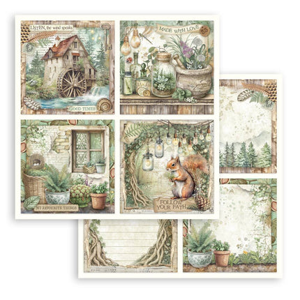 Stamperia - Herbarium Silvae - 12x12 Paper Pad
