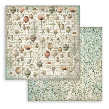 Stamperia - Herbarium Silvae Backgrounds - 12x12 Paper Pad