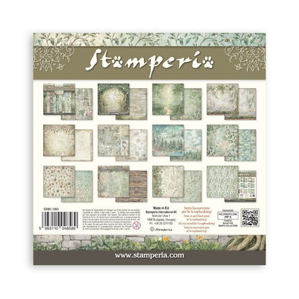 Stamperia - Herbarium Silvae Backgrounds - 12x12 Paper Pad