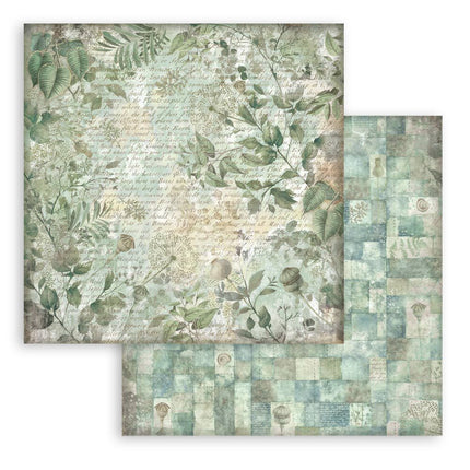 Stamperia - Herbarium Silvae Backgrounds - 12x12 Paper Pad