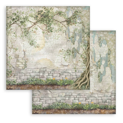 Stamperia - Herbarium Silvae Backgrounds - 12x12 Paper Pad