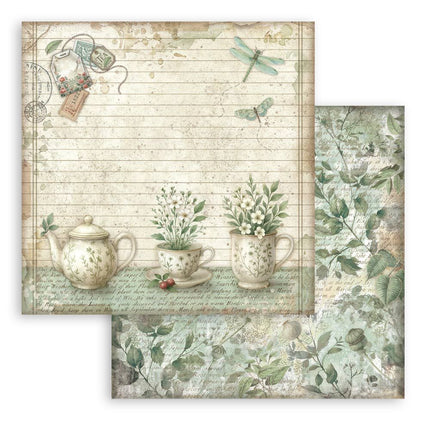 Stamperia - Herbarium Silvae - 8x8 Paper Pad