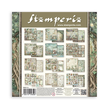 Stamperia - Herbarium Silvae - 8x8 Paper Pad