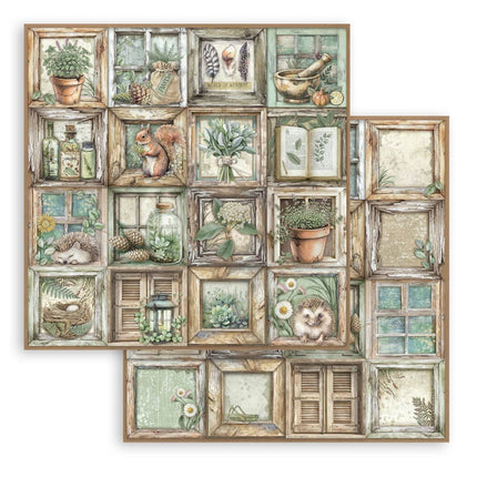Stamperia - Herbarium Silvae - 8x8 Paper Pad