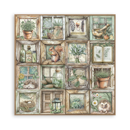 Stamperia - Herbarium Silvae - Maxi 12x12 Paper Pad