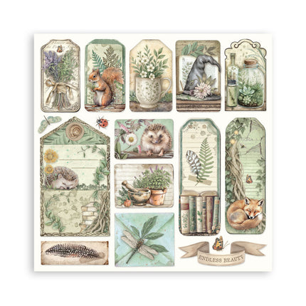 Stamperia - Herbarium Silvae - Maxi 12x12 Paper Pad