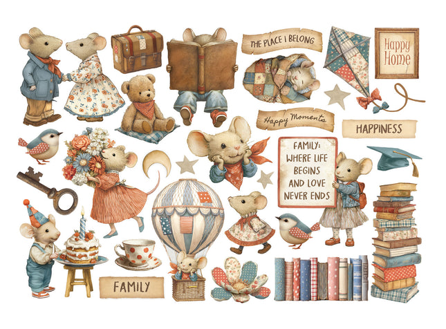 Stamperia - Family - Ephemera