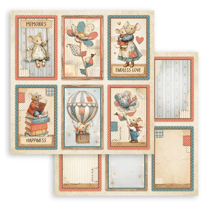 Stamperia - Family - 8x8 Paper Pad