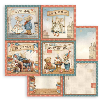 Stamperia - Family - 8x8 Paper Pad
