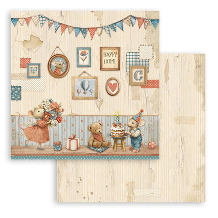 Stamperia - Family - 8x8 Paper Pad