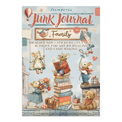 Stamperia - Family - Junk journal stickers, cut-outs, backgrounds