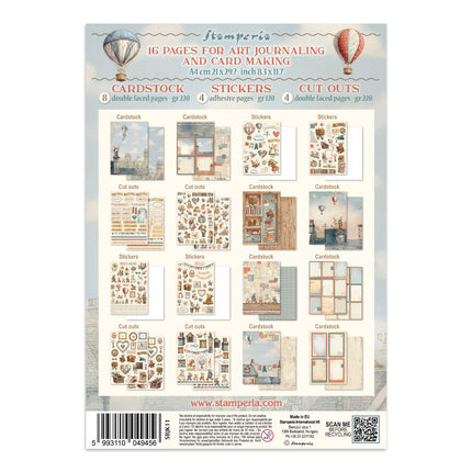 Stamperia - Family - Junk journal stickers, cut-outs, backgrounds