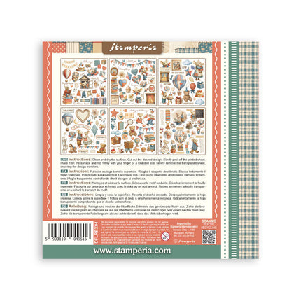 Stamperia - Family - Rub-On Kit - 6/Pkg