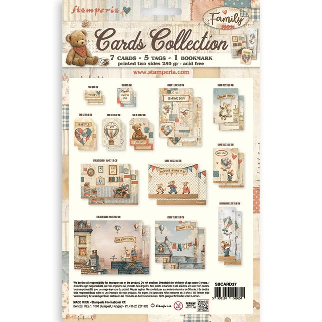 Stamperia - Family - Cards Collection