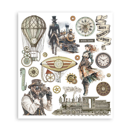 Stamperia - Voyages Fantastiques - Rub-On Assortment- 6/Pkg