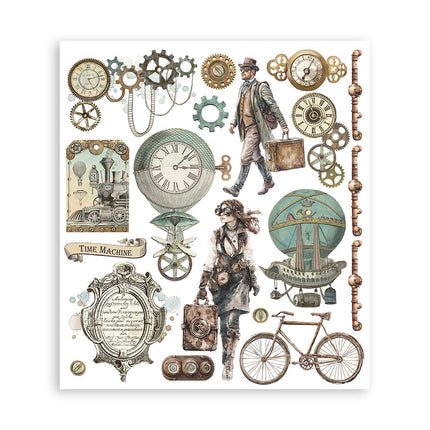 Stamperia - Voyages Fantastiques - Rub-On Assortment- 6/Pkg
