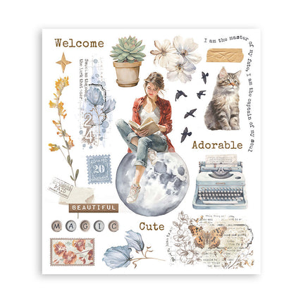 Stamperia - Secret Diary - Rub-On Assortment- 6/Pkg