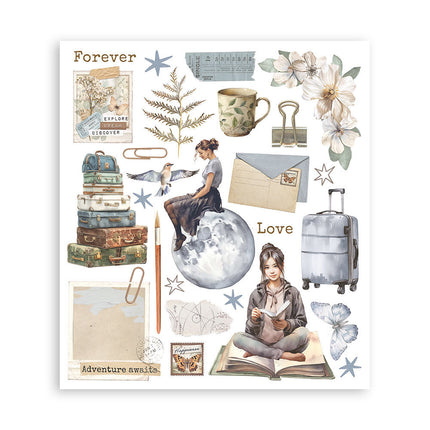 Stamperia - Secret Diary - Rub-On Assortment- 6/Pkg