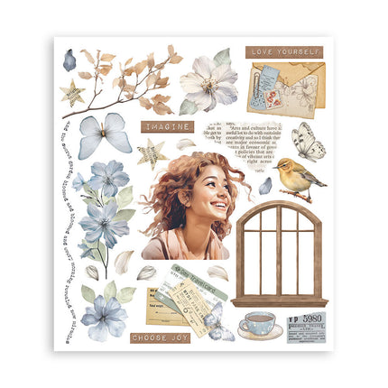 Stamperia - Secret Diary - Rub-On Assortment- 6/Pkg