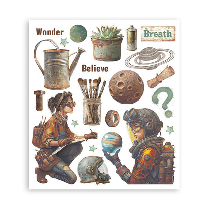 Stamperia - A New Beginning - Rub-On Selection - 6/Pkg