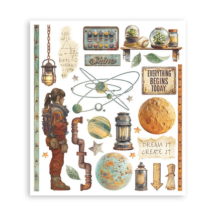 Stamperia - A New Beginning - Rub-On Selection - 6/Pkg